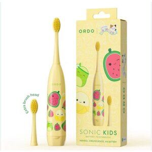 ORDO Sonic Kids Battery Toothbrush - Squishmallows Wanda - Yellow New In Box